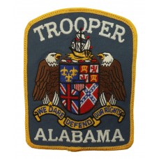 United States Alabama Trooper Cloth Patch Badge