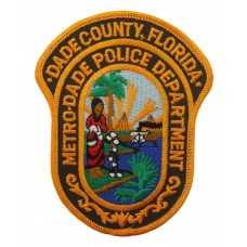 United States Dade County Florida Metro-Dade Police Department Cloth Patch Badge