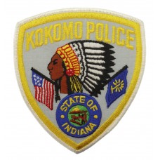 United States Kokomo Police Cloth Patch Badge