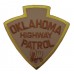 United States Oklahoma Highway Patrol Cloth Patch Badge