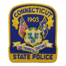 United States Connecticut State Police Cloth Patch Badge