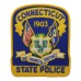 United States Connecticut State Police Cloth Patch Badge