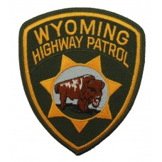 United States Wyoming Highway Patrol Cloth Patch Badge