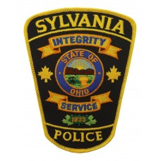 United States State of Ohio Sylvania Police Cloth Patch Badge