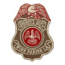 United States Winn Parish LA. Sheriff's Dept. Cloth Patch Badge