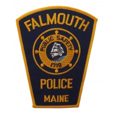 United States Falmouth Police Maine Cloth Patch Badge