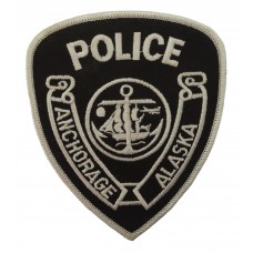 United States Anchorage Alaska Police Cloth Patch Badge