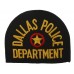 United States Dallas Police Department Cloth Patch Badge