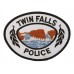 United States Twin Falls Police Cloth Patch Badge