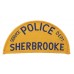 Canadian Sherbrooke Police  Dept. Cloth Patch Badge