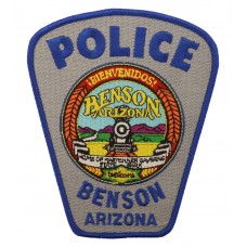 United States Benson Arizona Police Cloth Patch Badge