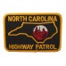 United States North Carolina Highway Patrol Cloth Patch Badge