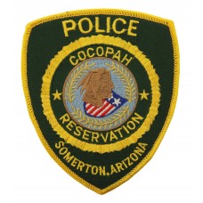 United States Cocopah Reservation Somerton  Arizona Police Cloth Patch Badge