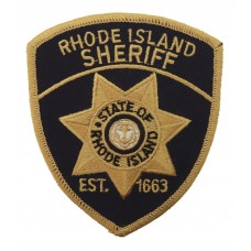 United States Rhode Island Sheriff Cloth Patch Badge