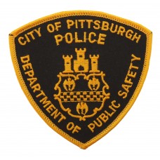 United States City of Pittsburgh Police Department of Public Safety Cloth Patch Badge