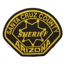 United States Santa Cruz County Arizona Sheriff Cloth Patch Badge