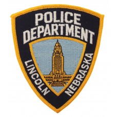 United States Lincoln Nebraska Police Department Cloth Patch Badge