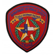 United States Department of Public Safety Texas Highway Patrol Cloth Patch Badge