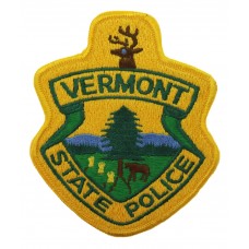 United States Vermont State Police Cloth Patch Badge