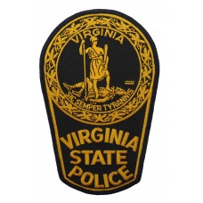 United States Virginia State Police Cloth Patch Badge