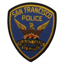 United States San Francisco Police Cloth Patch Badge