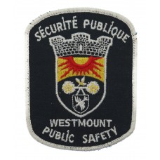 Canadian Westmount Public Safety Cloth Patch Badge