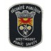 Canadian Westmount Public Safety Cloth Patch Badge