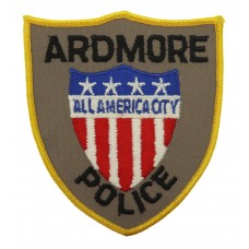 United States Ardmore Police Cloth Patch Badge