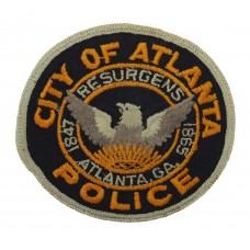 United States City of Atlanta Police Cloth Patch Badge