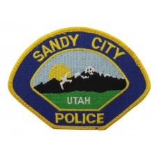 United States Sandy City Utah Police Cloth Patch Badge