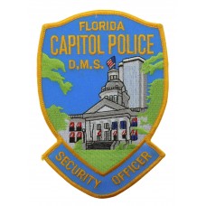 United States Florida Capital Police D.M.S. Security Officer Cloth Patch Badge