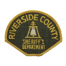 United States Riverside County Sheriff's Department Cloth Patch Badge