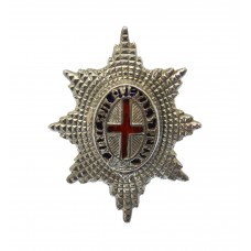 Coldstream Guards Officer's Silver & Enamel Field Service Cap Badge