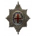 Coldstream Guards Officer's Silver & Enamel Forage Cap Badge