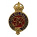 George VI Household Cavalry Officer's Gilt & Enamel Cap Badge