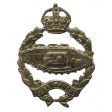 Royal Tank Regiment (R.T.R.) Cap Badge - King's Crown