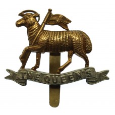 The Queen's (Royal West Surrey) Regiment Bi-Metal Cap Badge