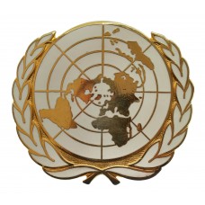 United Nations UN Peace Keeping Force Beret Badge