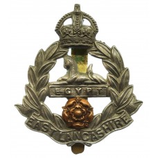 East Lancashire Regiment Cap Badge - King's Crown