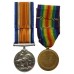 WW1 British War & Victory Medal Pair - Cpl. D.L. Roberston, Royal Scots Fusiliers