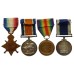 WW1 1914-15 Star Trio and Royal Navy Long Service & Good Conduct Medal Group of Four - T. Northam, E.A.1., Royal Navy