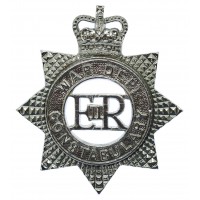 EIIR War Department Constabulary Chrome Star Cap Badge