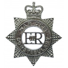 EIIR War Department Constabulary Chrome Star Cap Badge