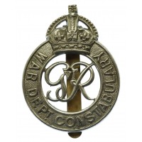 George VI War Department Constabulary Cap Badge