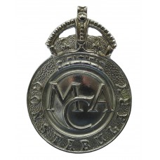 Ministry of Civil Aviation Constabulary Cap Badge - King's Crown