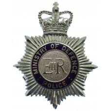 Ministry of Defence Police Enamelled Helmet Plate - Queen's Crown