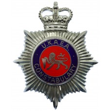 United Kingdom Atomic Energy Authority (U.K.A.E.A.) Constabulary Enamelled Helmet Plate - Queen's Crown