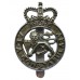 United Kingdom Atomic Energy Authority (U.K.A.E.A.) Constabulary Chrome Cap Badge - Queen's Crown