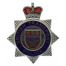 British Transport Police (B.T.P.) Enamelled Cap Badge - Queen's Crown