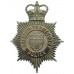 British Transport Police (B.T.P.) Chrome Helmet Plate - Queen's Crown